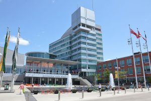 A picture of Kitchener's city hall